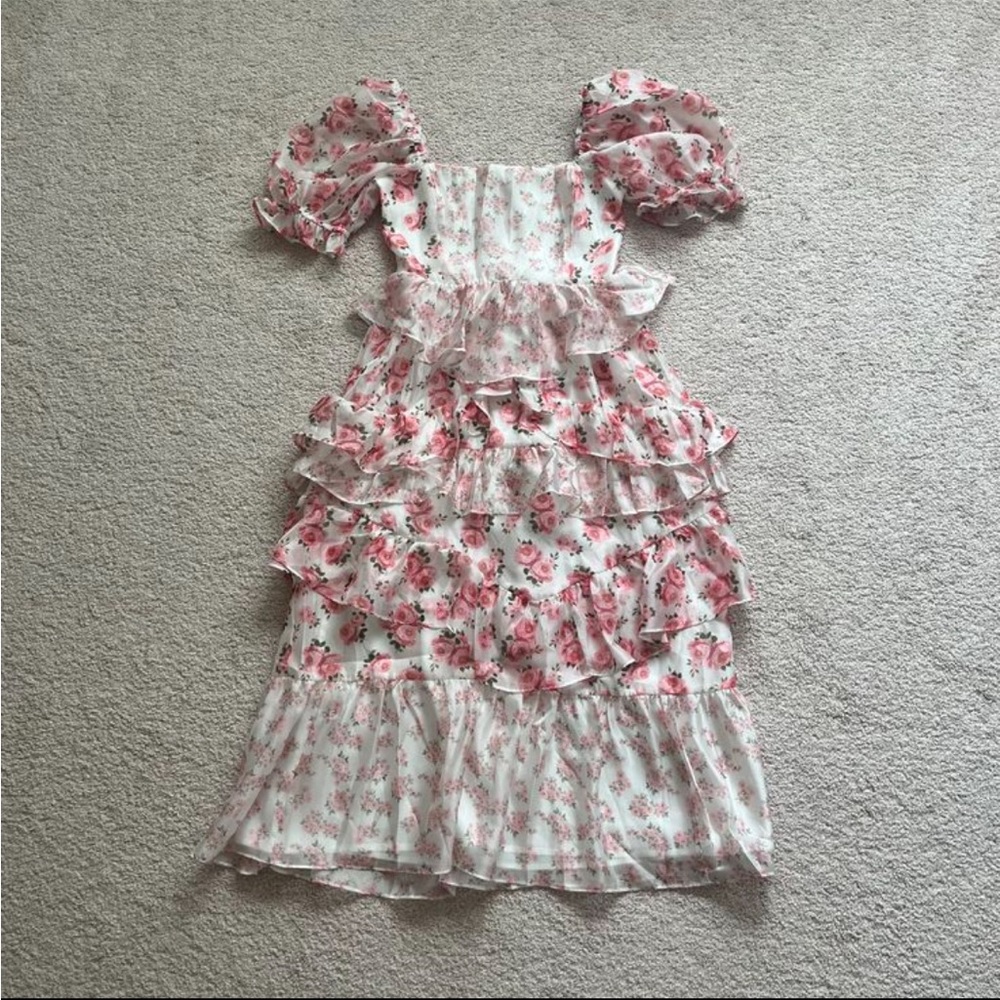 These Three Boutique floral midi dress